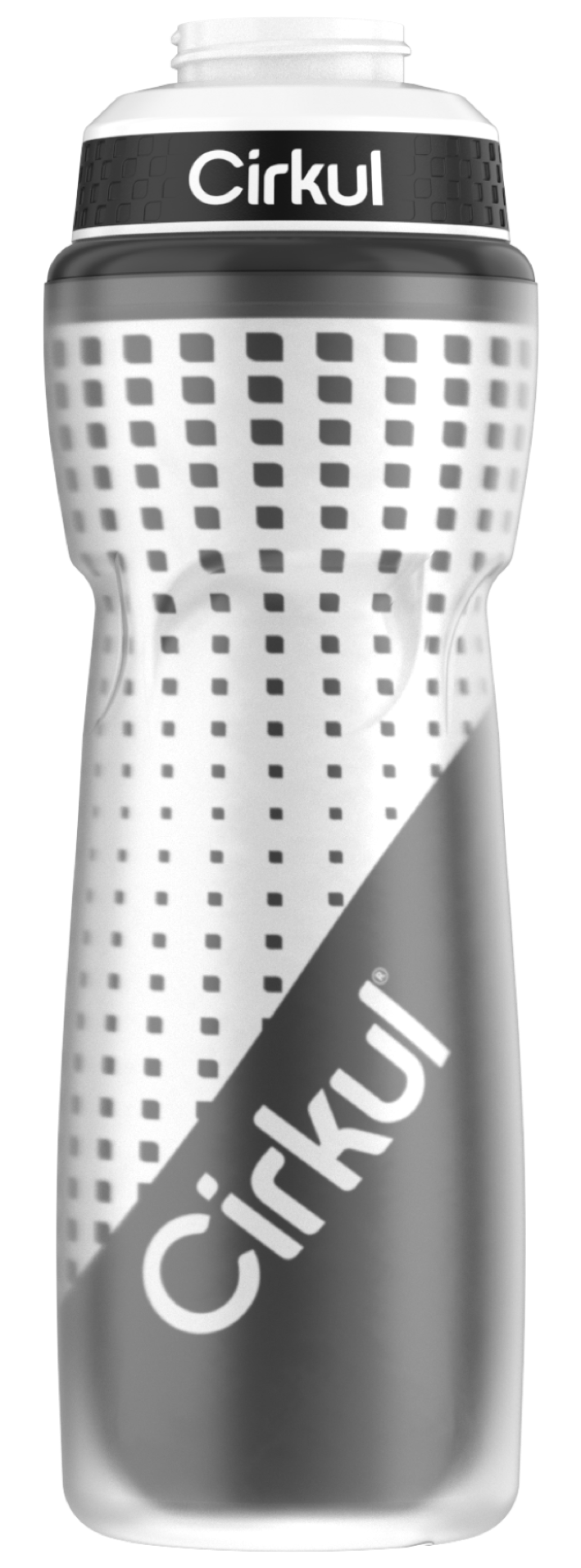 32oz. Insulated Squeeze Plastic Bottle & Sport Lid
