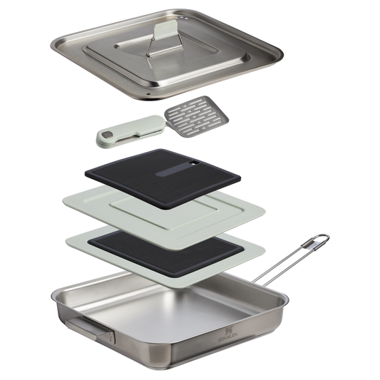Stanley The Wildfare Pro Square Pan Cookset 5-piece set | 2 QT